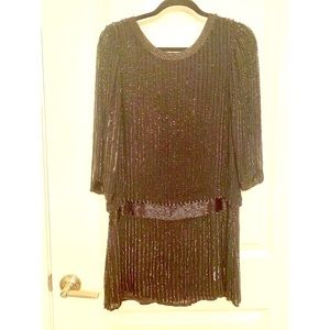 Parker Beaded Cocktail Dress